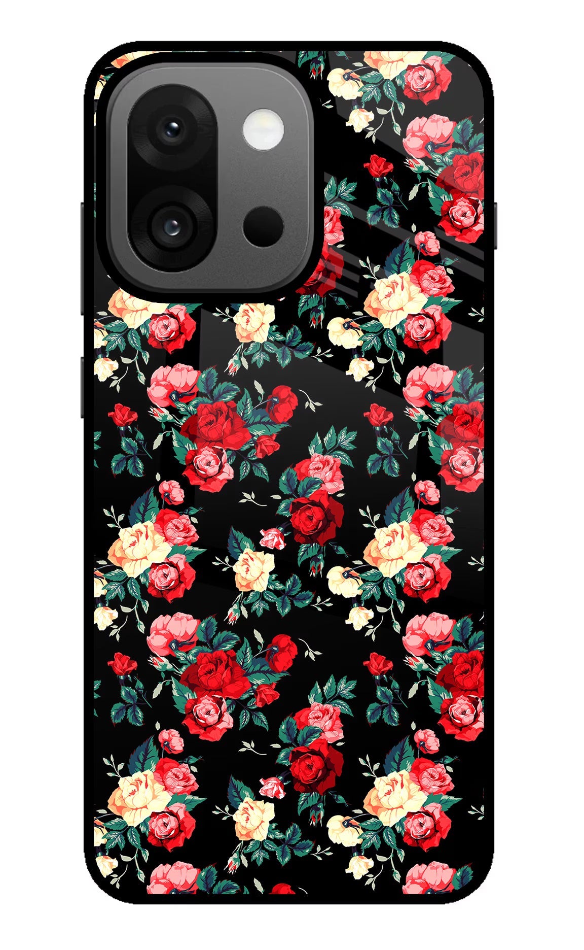 Rose Pattern OnePlus 13s Back Cover