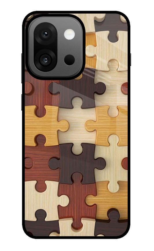 Wooden Puzzle OnePlus 13s Back Cover