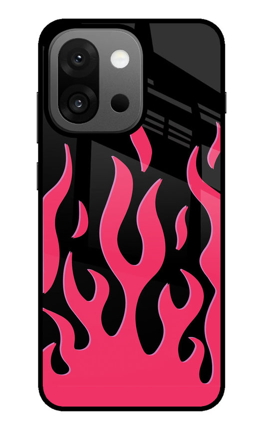 Fire Flames OnePlus 13s Glass Case