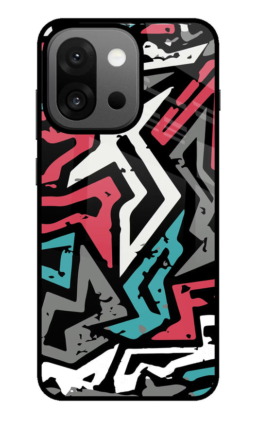 Geometric Graffiti OnePlus 13s Glass Case