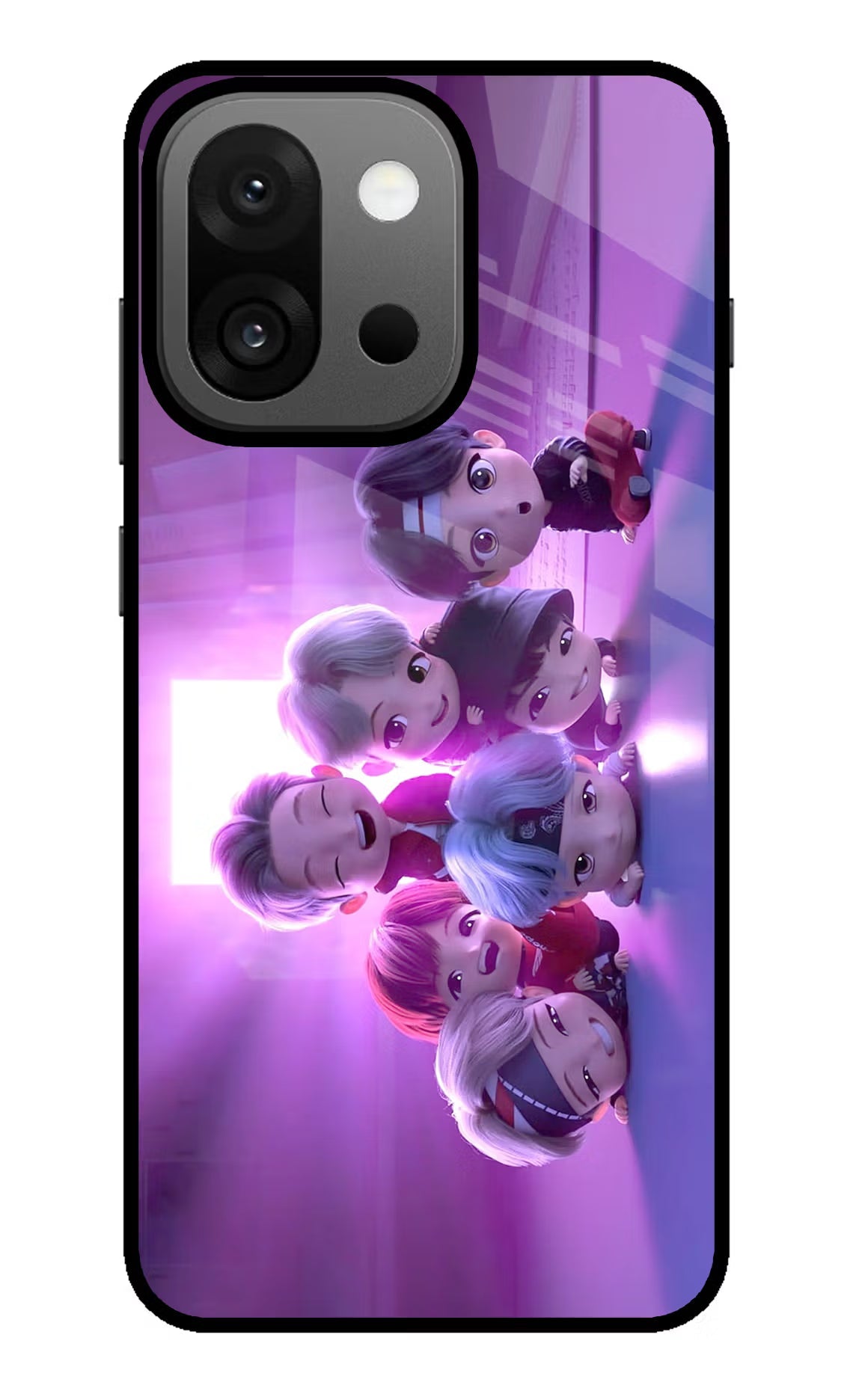 BTS Chibi OnePlus 13s Glass Case