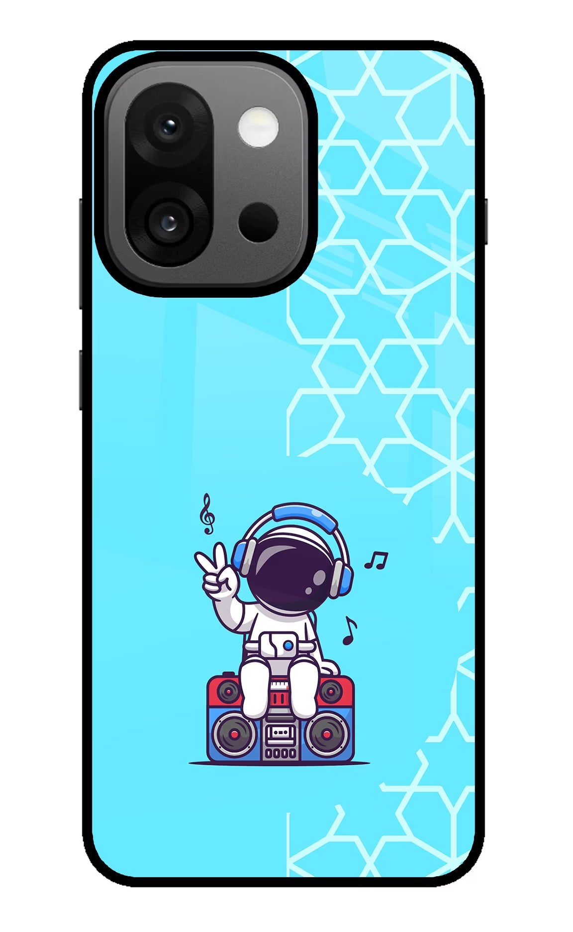 Cute Astronaut Chilling OnePlus 13s Back Cover