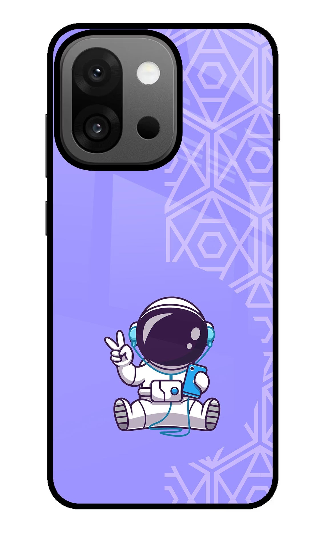 Cute Astronaut Chilling OnePlus 13s Back Cover