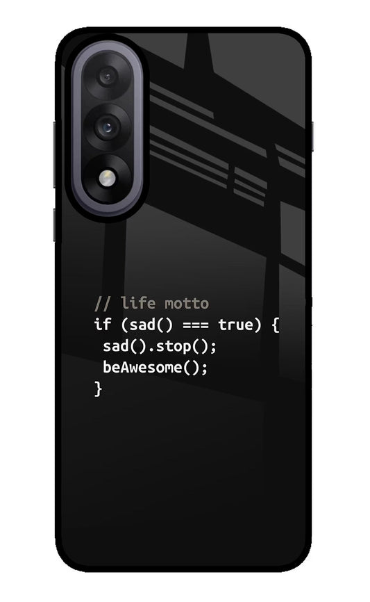 Life Motto Code OnePlus Nord 5 Back Cover