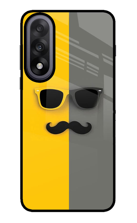 Sunglasses with Mustache OnePlus Nord 5 Back Cover