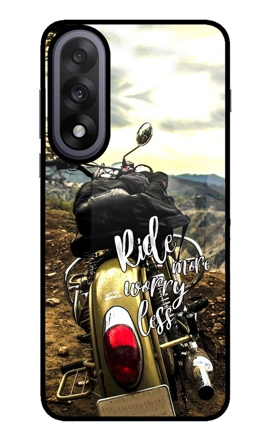 Ride More Worry Less OnePlus Nord 5 Glass Case