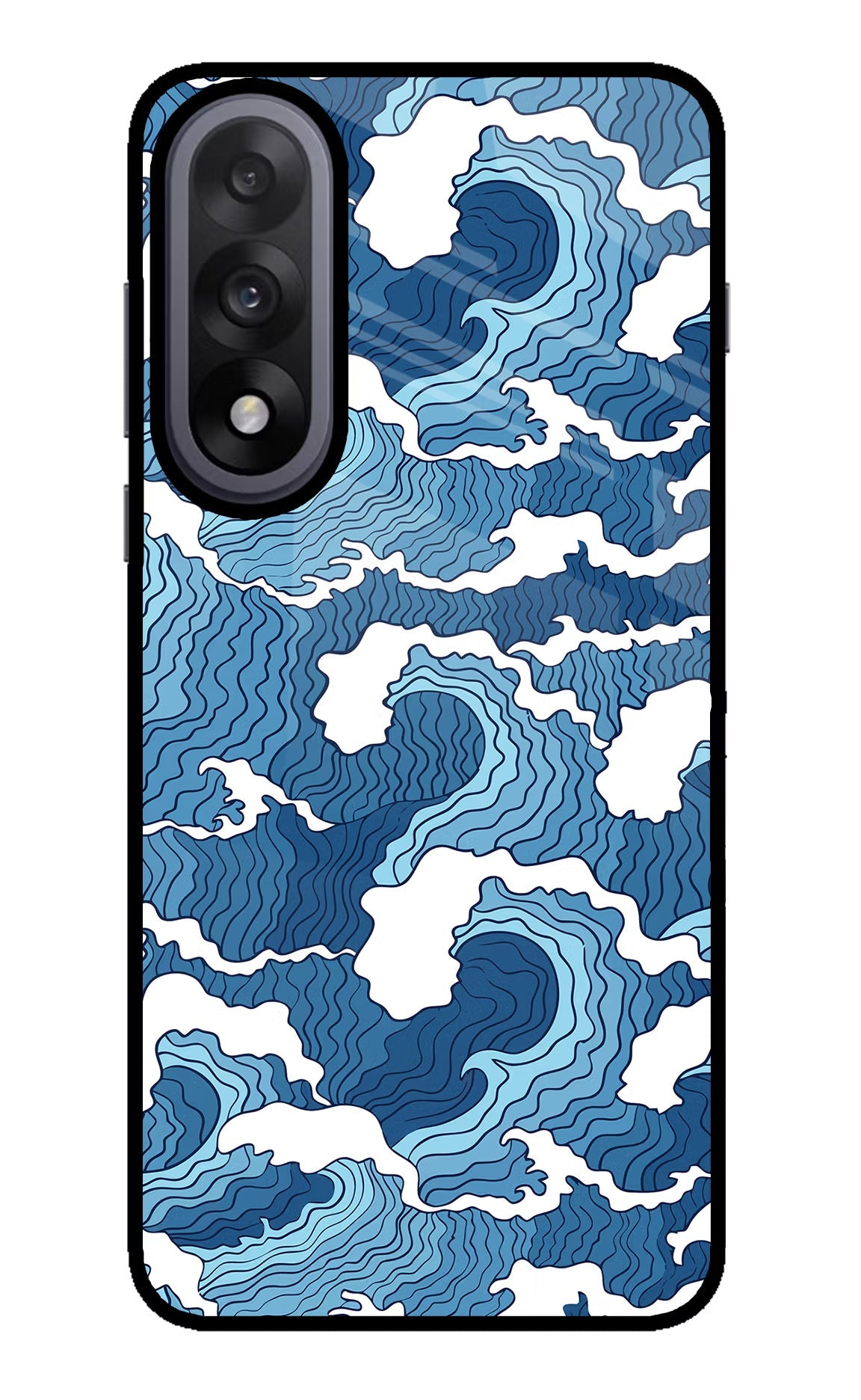 Blue Waves OnePlus Nord 5 Glass Case