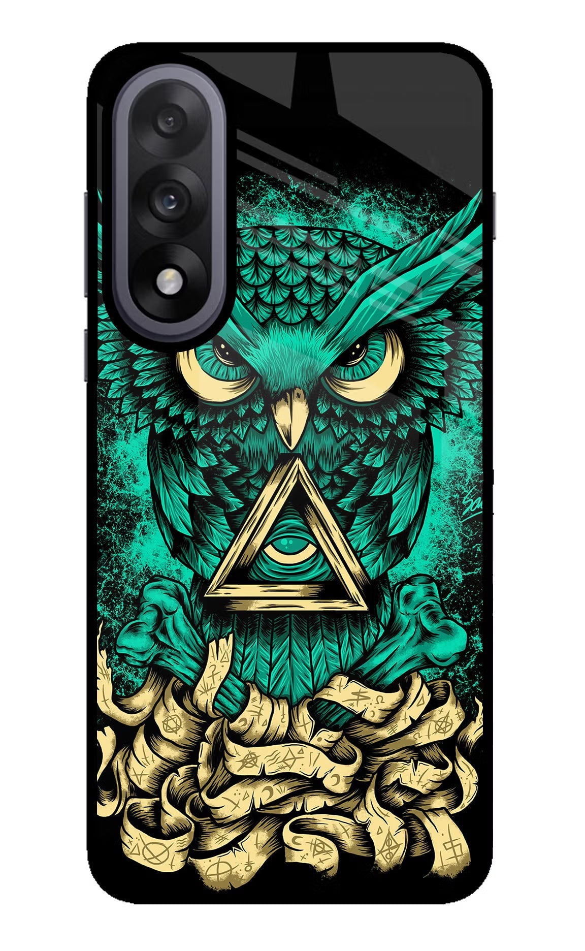 Green Owl OnePlus Nord 5 Glass Case
