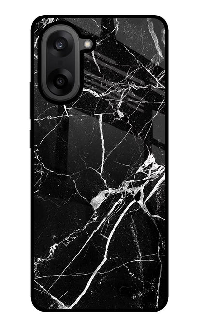 Black Marble Pattern OnePlus Nord CE5 Back Cover