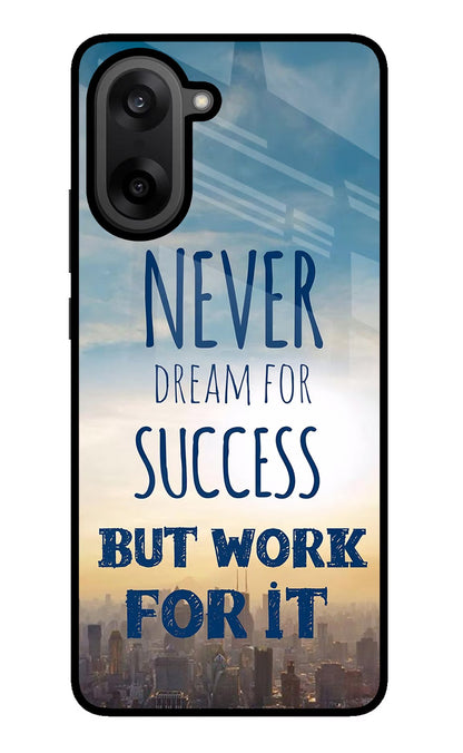 Never Dream For Success But Work For It OnePlus Nord CE5 Back Cover