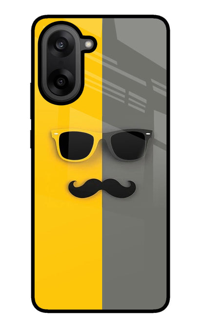 Sunglasses with Mustache OnePlus Nord CE5 Back Cover