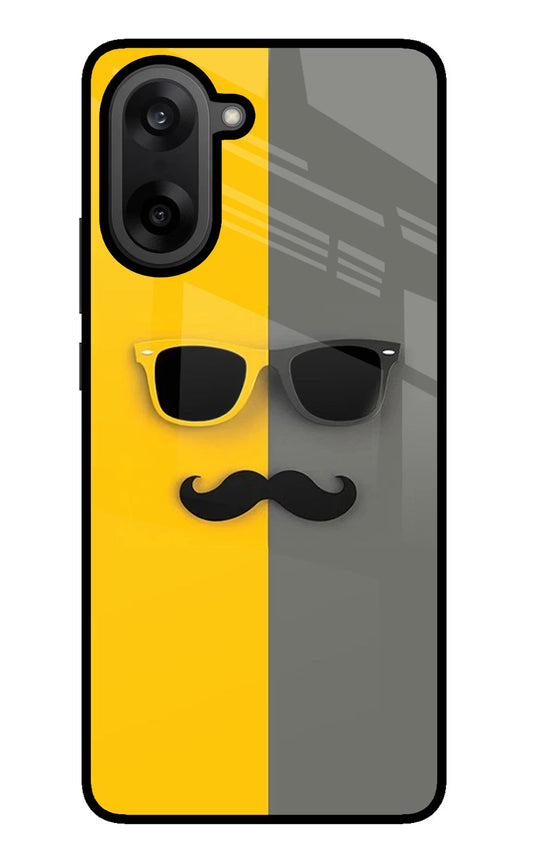 Sunglasses with Mustache OnePlus Nord CE5 Back Cover
