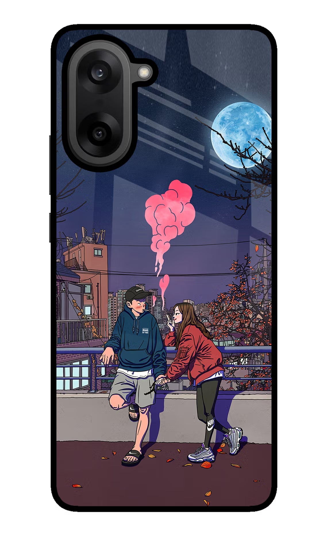 Chilling Couple OnePlus Nord CE5 Glass Case