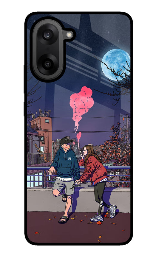Chilling Couple OnePlus Nord CE5 Glass Case
