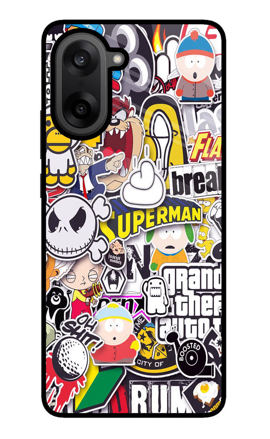 Sticker Bomb OnePlus Nord CE5 Glass Case