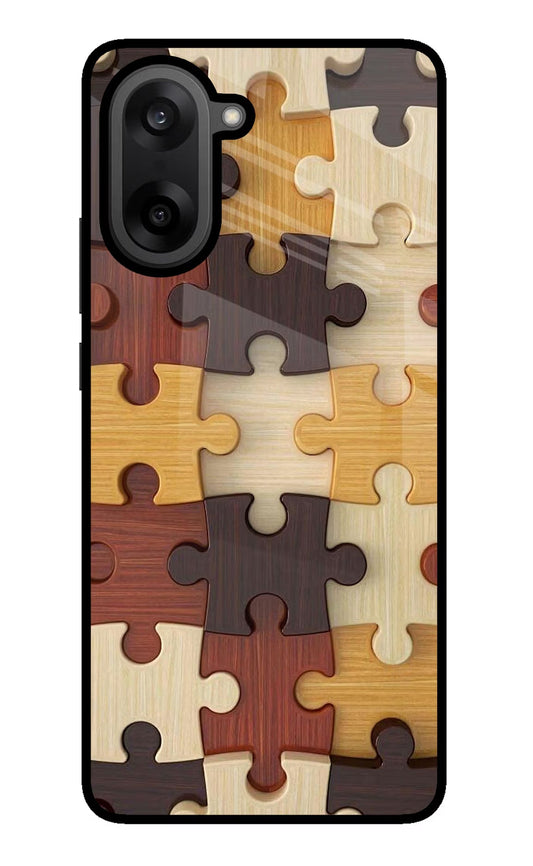 Wooden Puzzle OnePlus Nord CE5 Back Cover