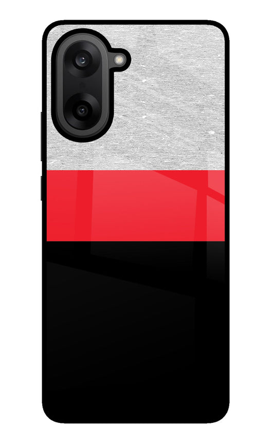 Tri Color Pattern OnePlus Nord CE5 Back Cover