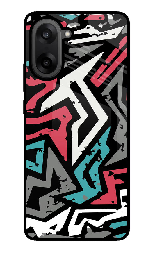 Geometric Graffiti OnePlus Nord CE5 Glass Case