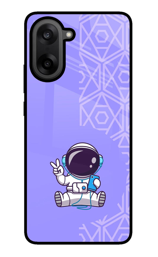 Cute Astronaut Chilling OnePlus Nord CE5 Back Cover