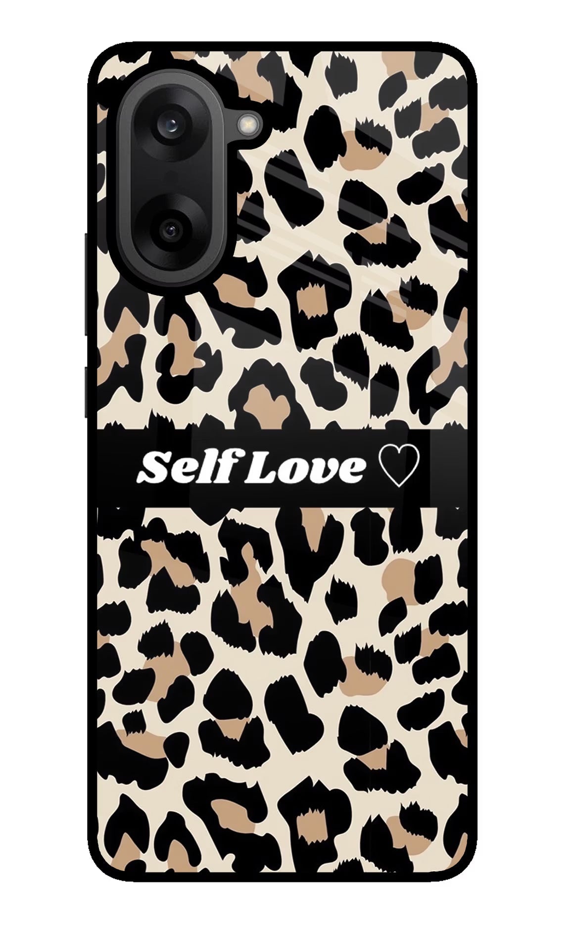 Leopard Print Self Love OnePlus Nord CE5 Glass Case