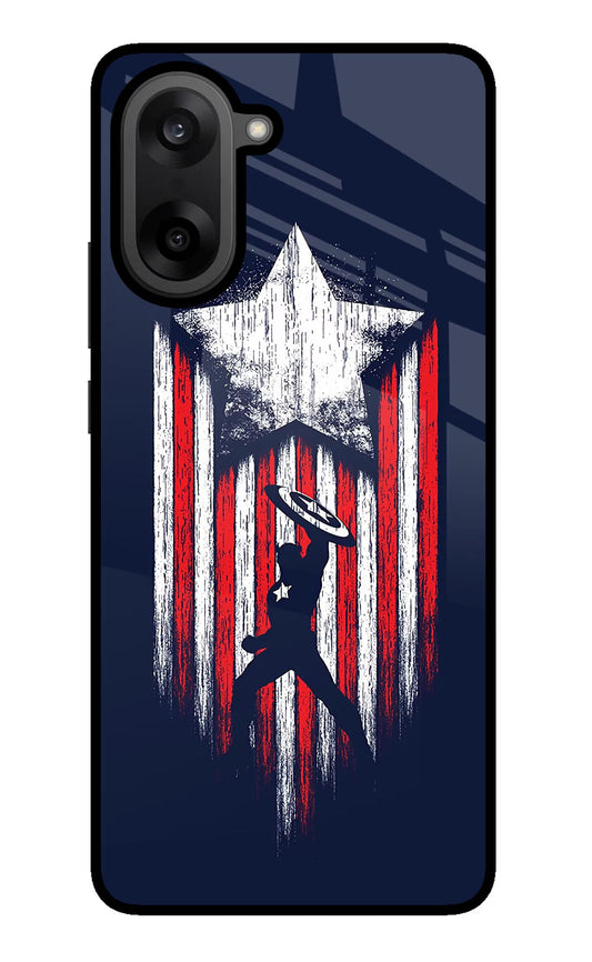 Captain America Marvel Art OnePlus Nord CE5 Glass Case