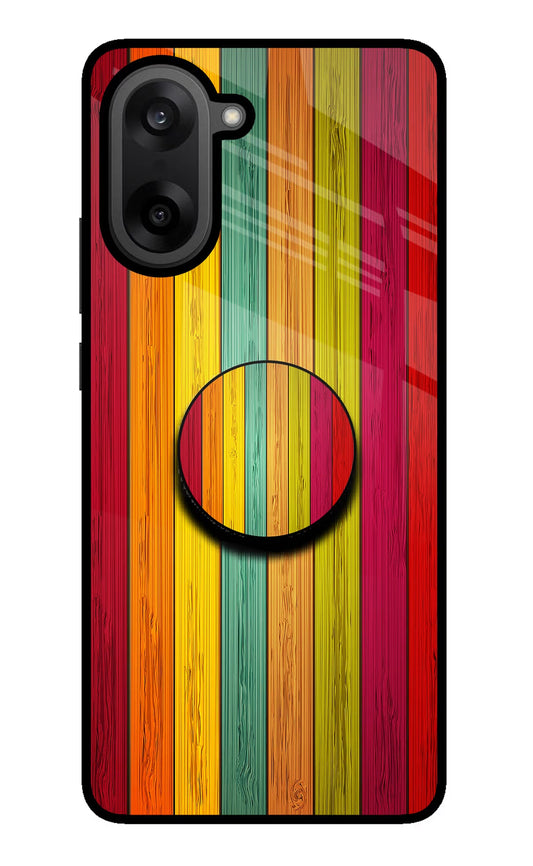 Multicolor Wooden OnePlus Nord CE5 Pop Case