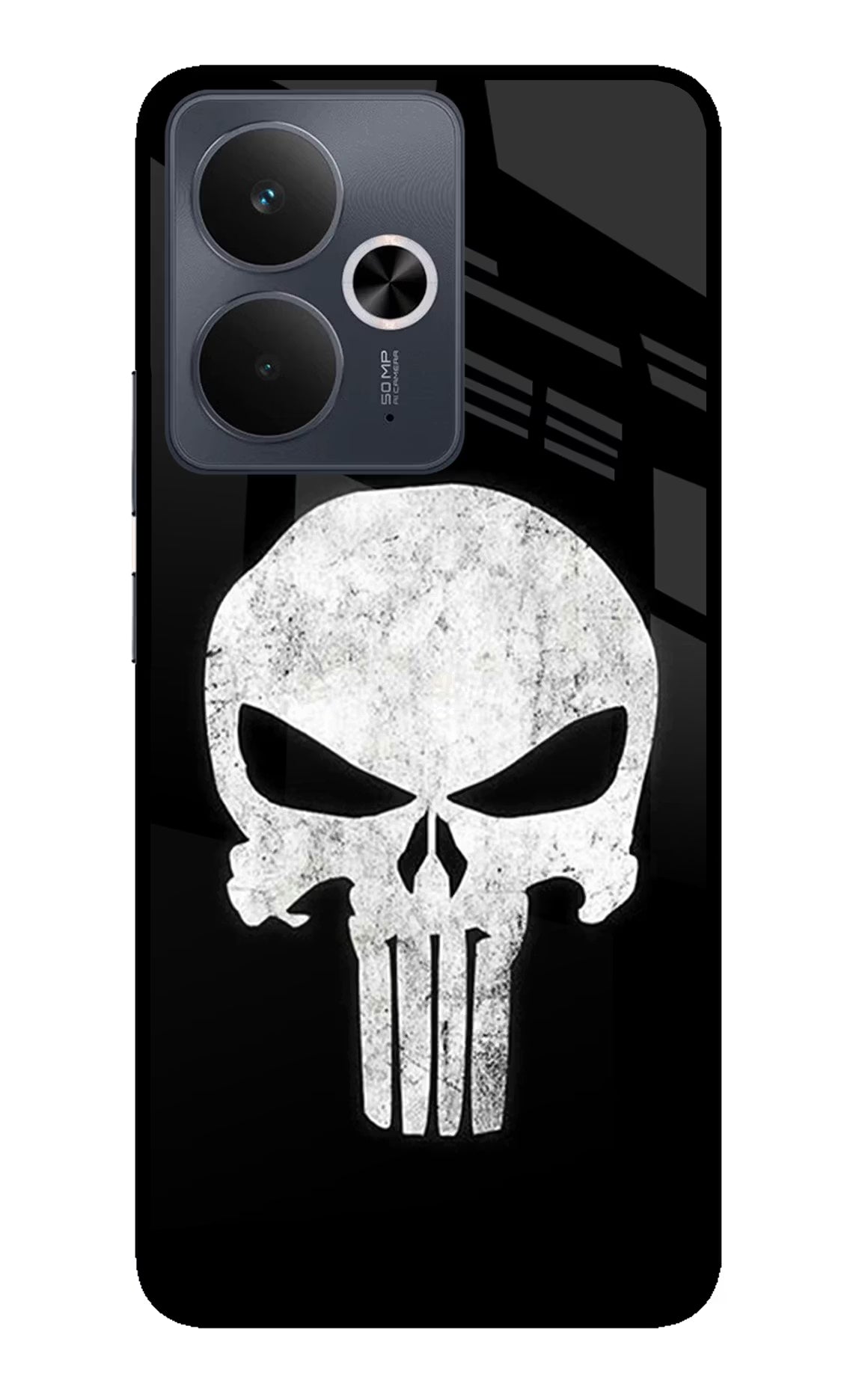 Punisher Skull Realme 14T 5G Glass Case
