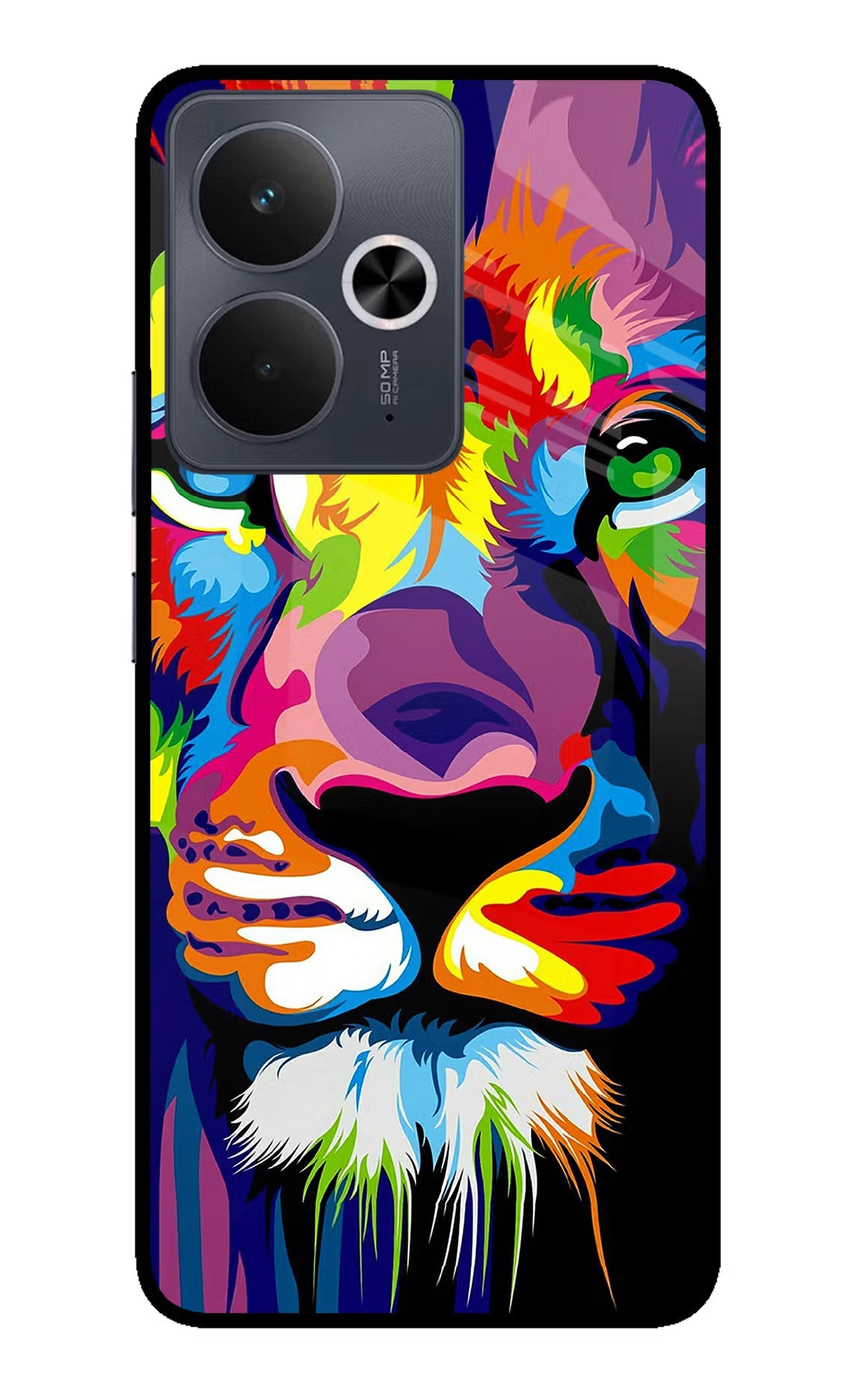 Lion Realme 14T 5G Glass Case