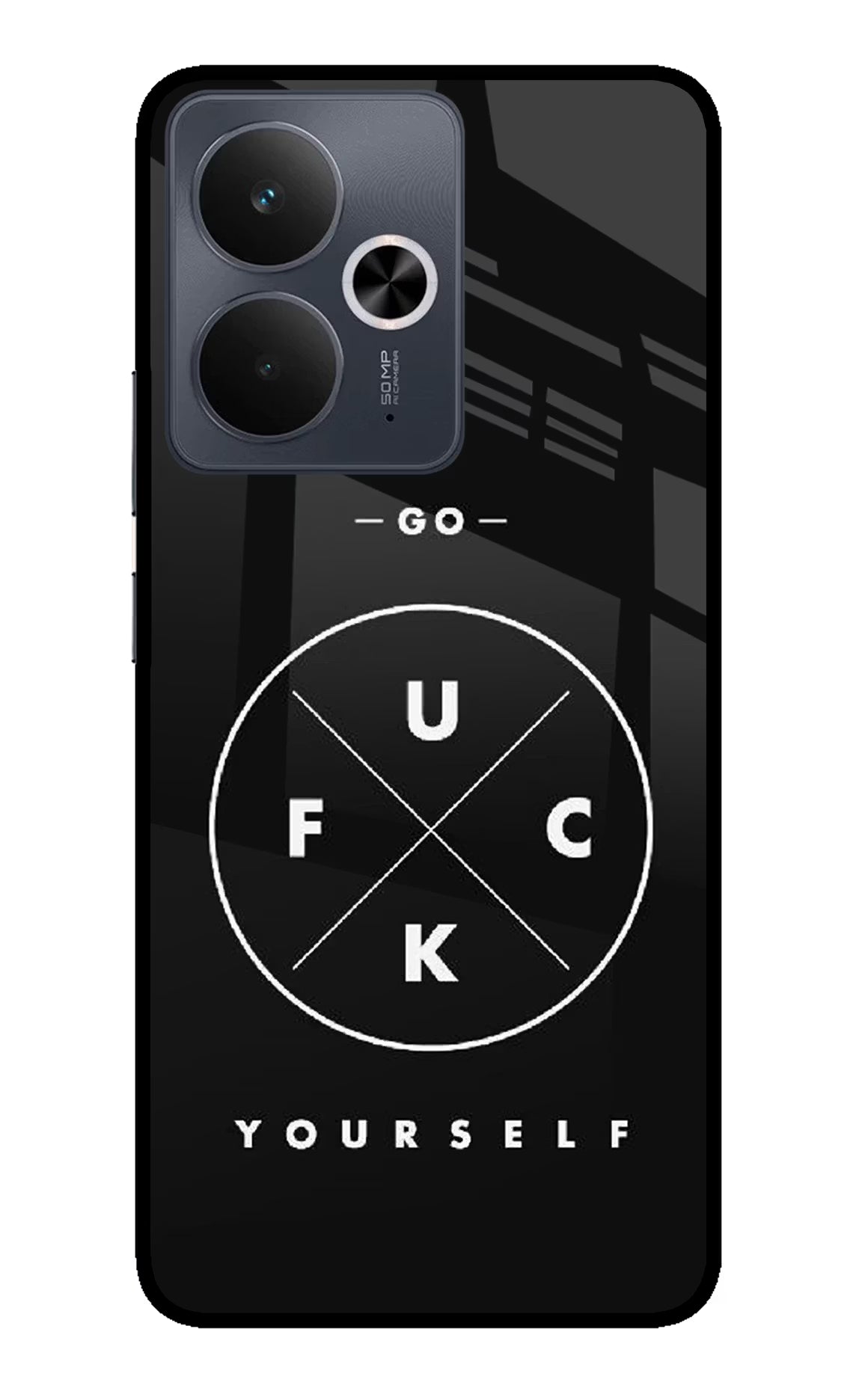 Go Fuck Yourself Realme 14T 5G Glass Case