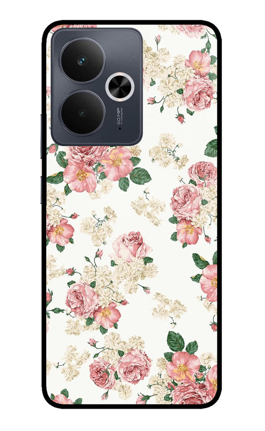 Flowers Realme 14T 5G Glass Case