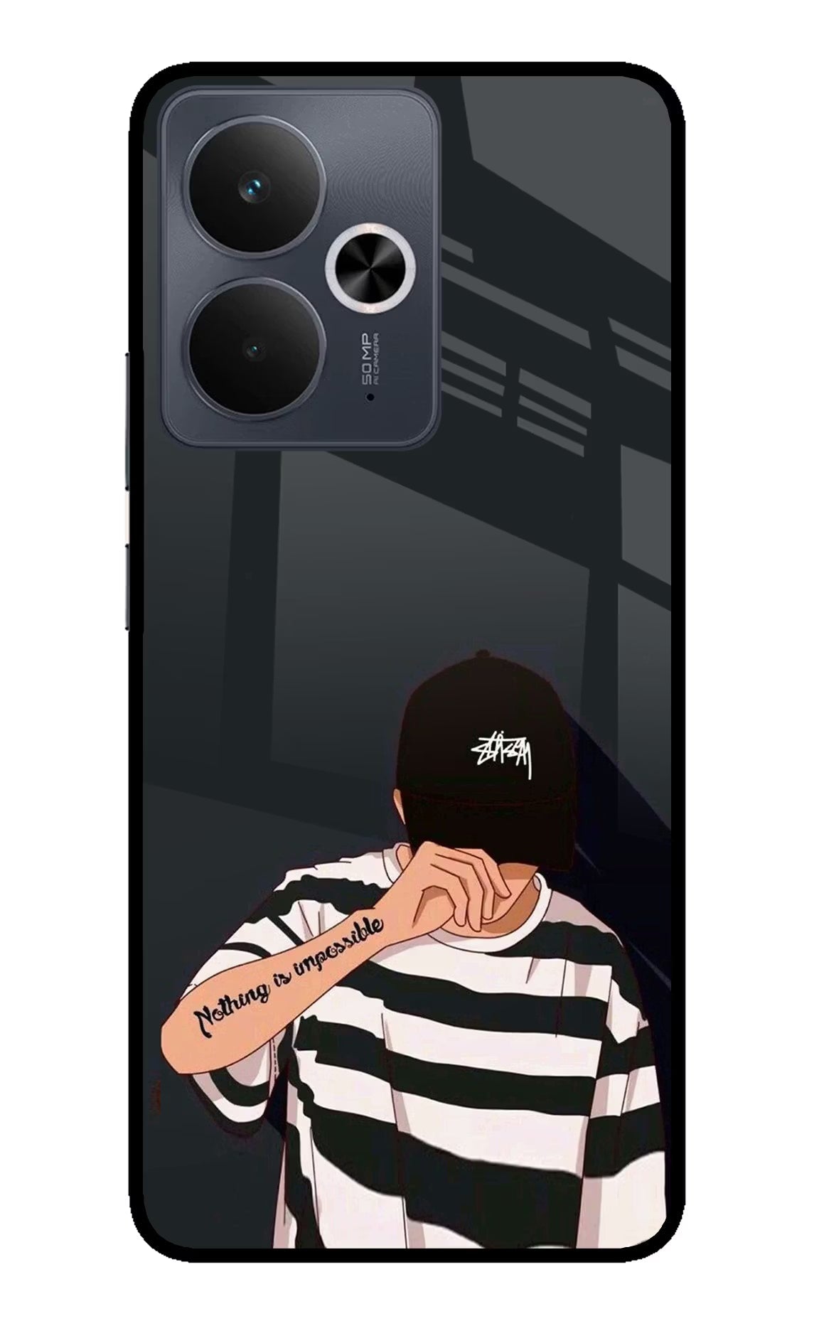 Aesthetic Boy Realme 14T 5G Glass Case