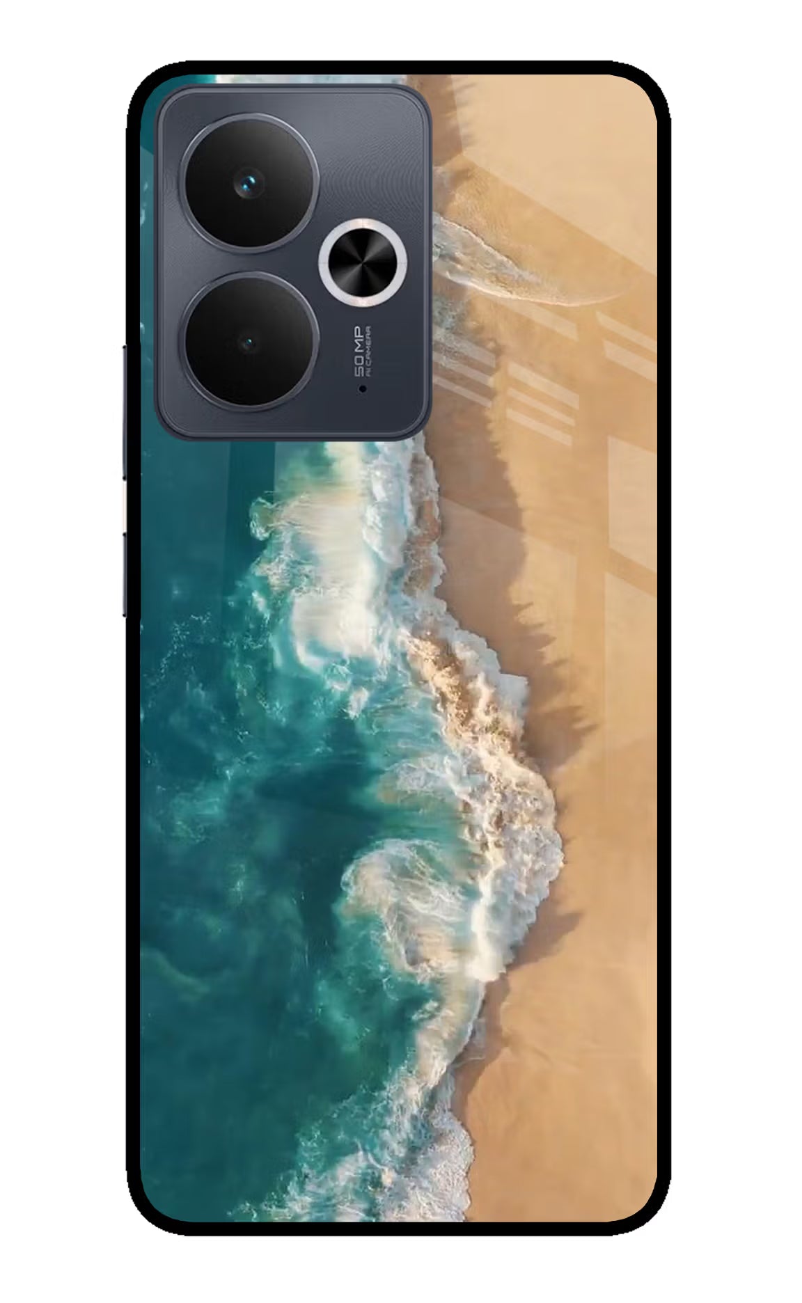 Ocean Beach Realme 14T 5G Glass Case