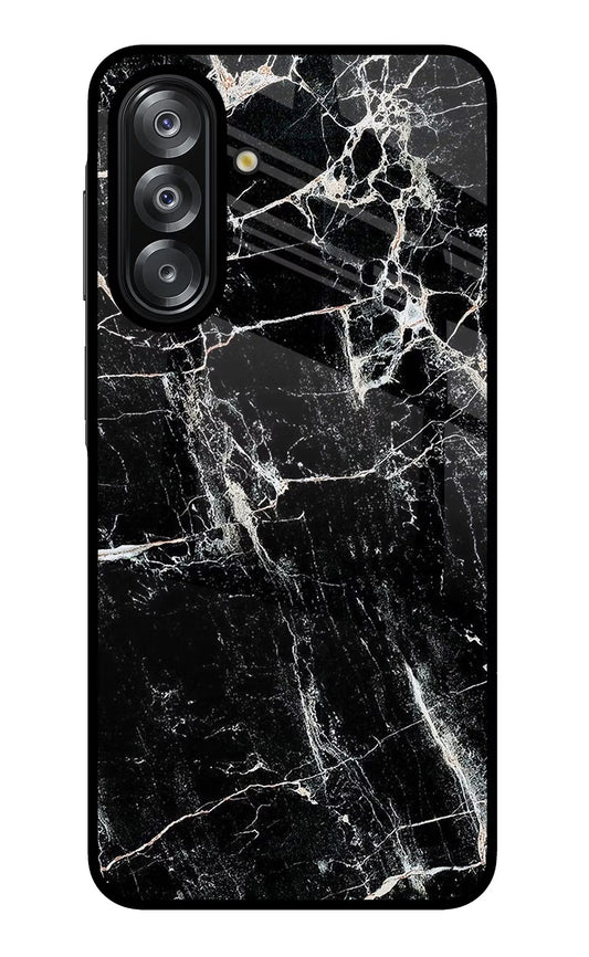 Black Marble Texture Samsung A26 Back Cover