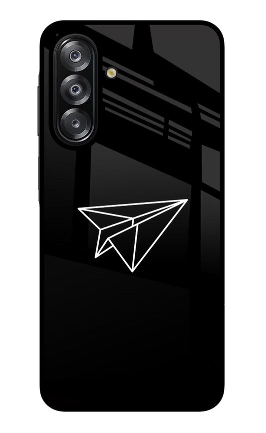 Paper Plane White Samsung A26 Back Cover