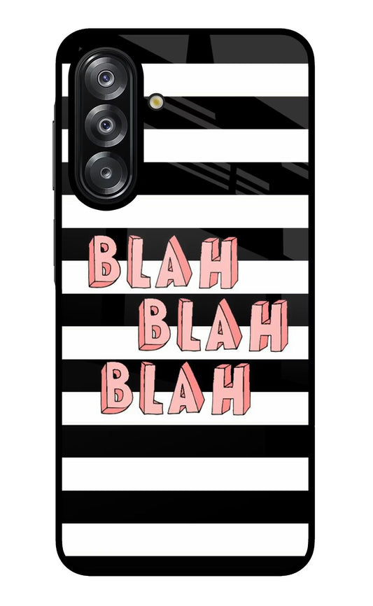 Blah Blah Blah Samsung A26 Glass Case