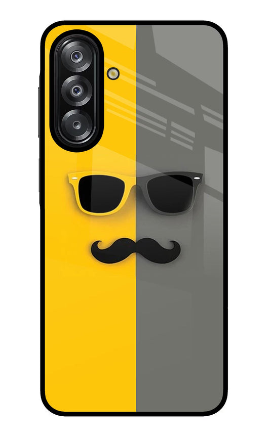 Sunglasses with Mustache Samsung A26 Back Cover