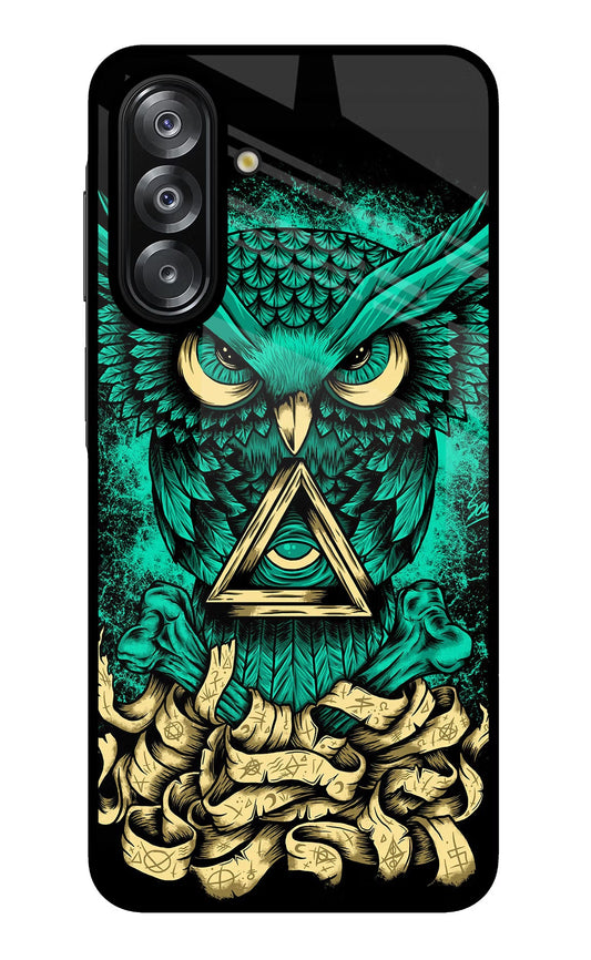 Green Owl Samsung A26 Back Cover