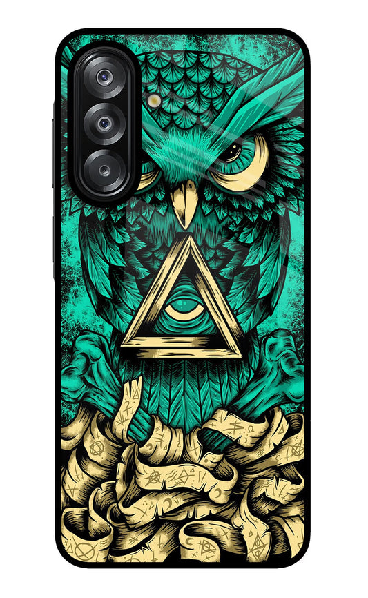 Green Owl Samsung A26 Back Cover