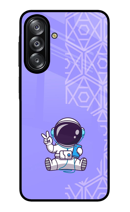 Cute Astronaut Chilling Samsung A26 Back Cover