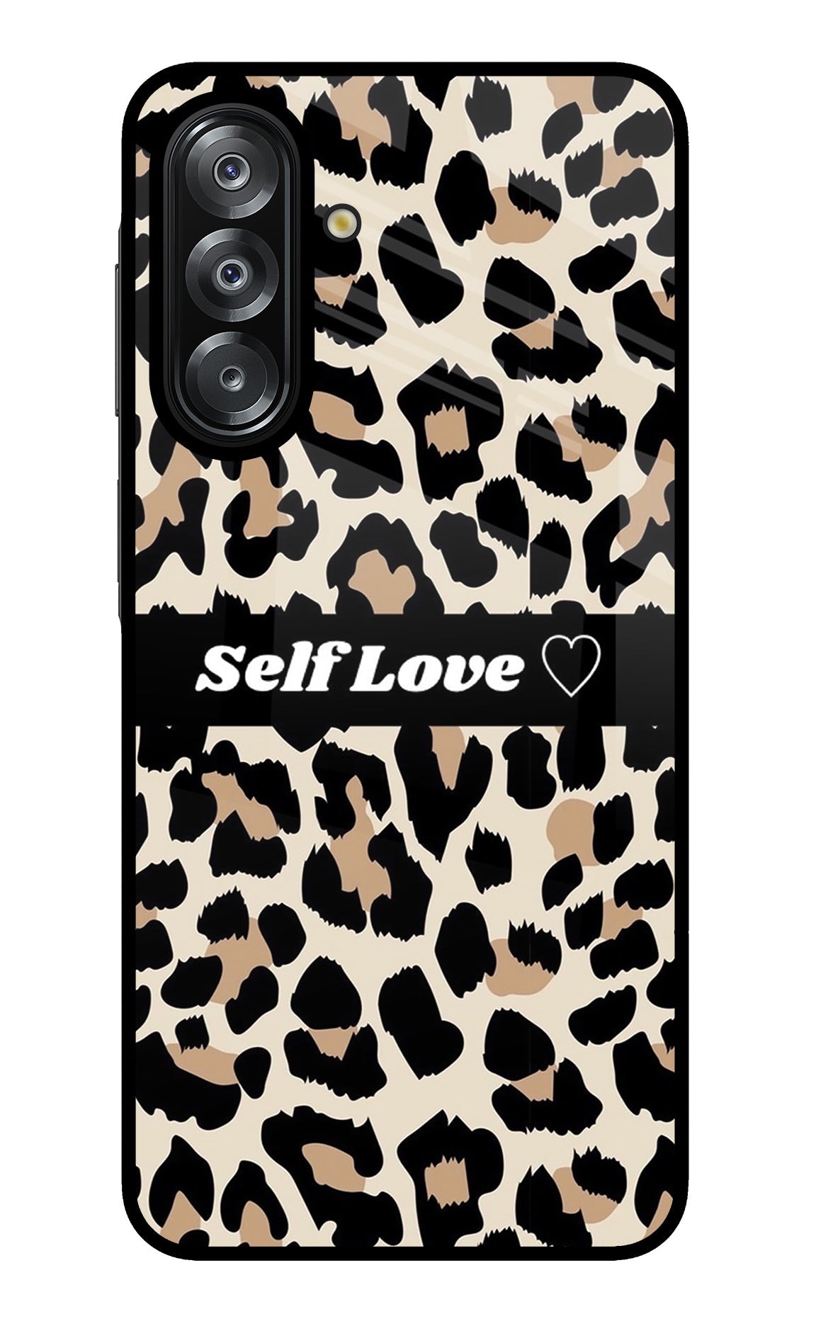 Leopard Print Self Love Samsung A26 Back Cover