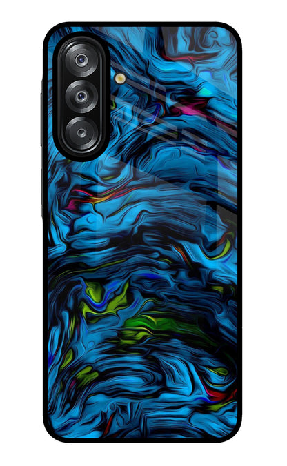 Dark Blue Abstract Samsung A26 Back Cover