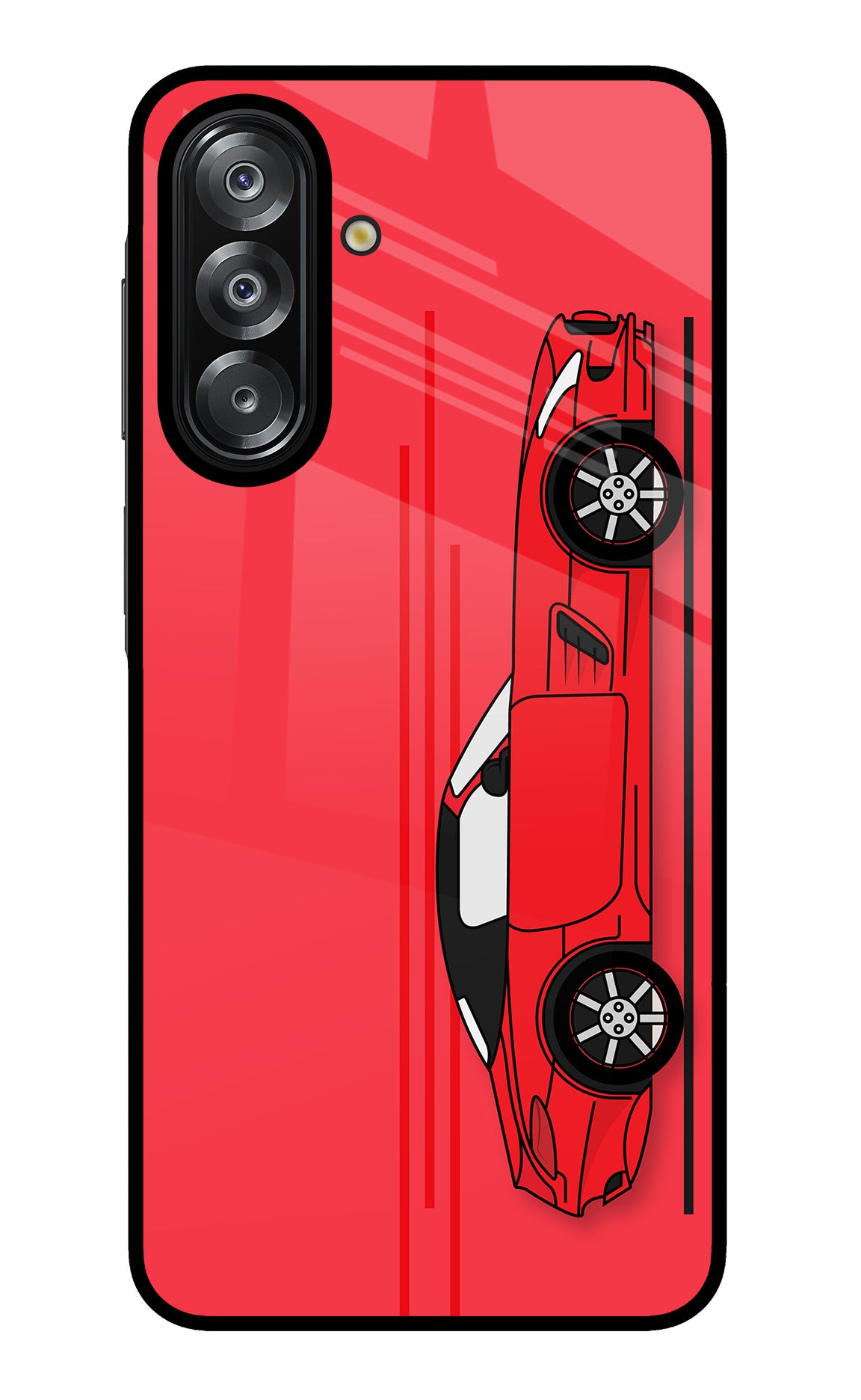 Red Velocity Samsung A26 Back Cover