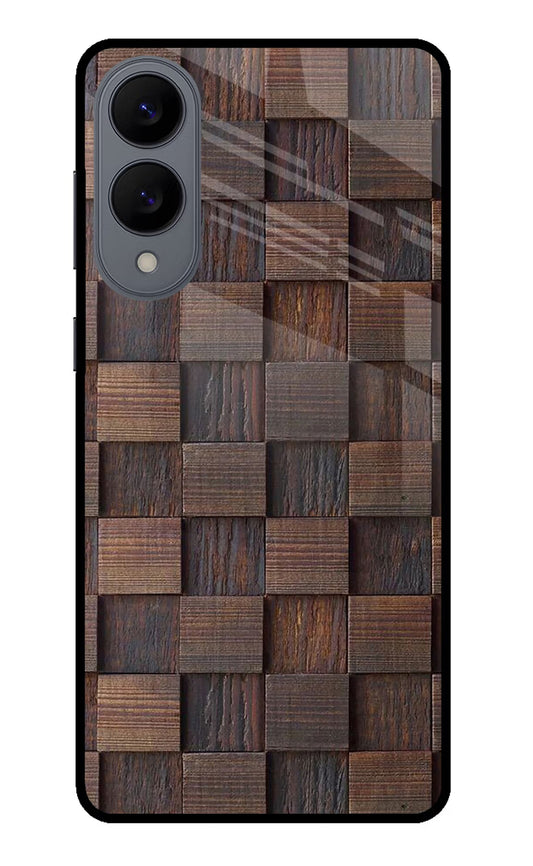 Wooden Cube Design Samsung S25 Edge Back Cover