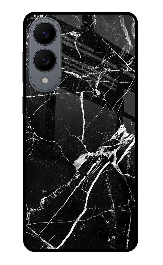 Black Marble Pattern Samsung S25 Edge Back Cover