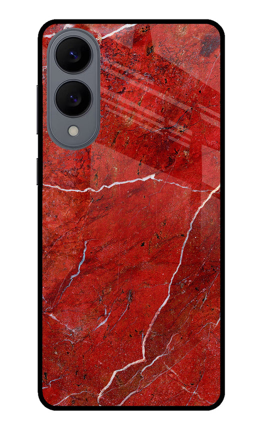 Red Marble Design Samsung S25 Edge Back Cover