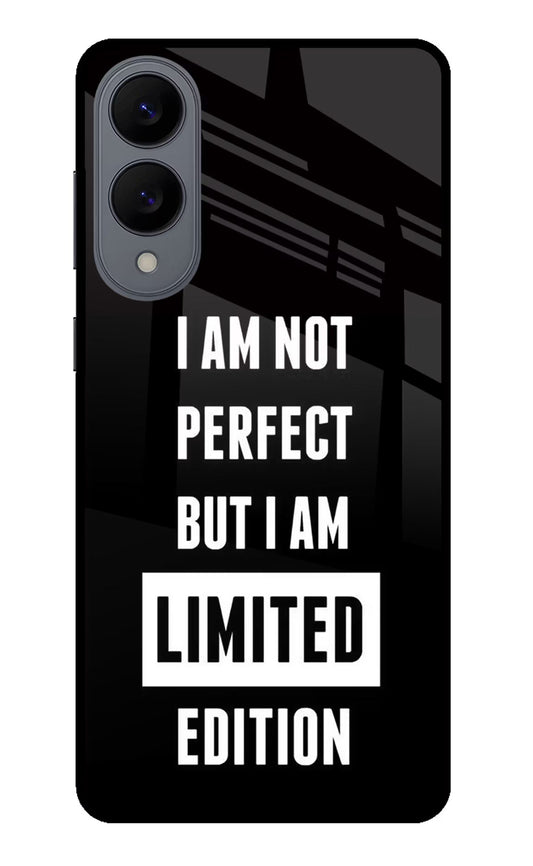 I Am Not Perfect But I Am Limited Edition Samsung S25 Edge Back Cover