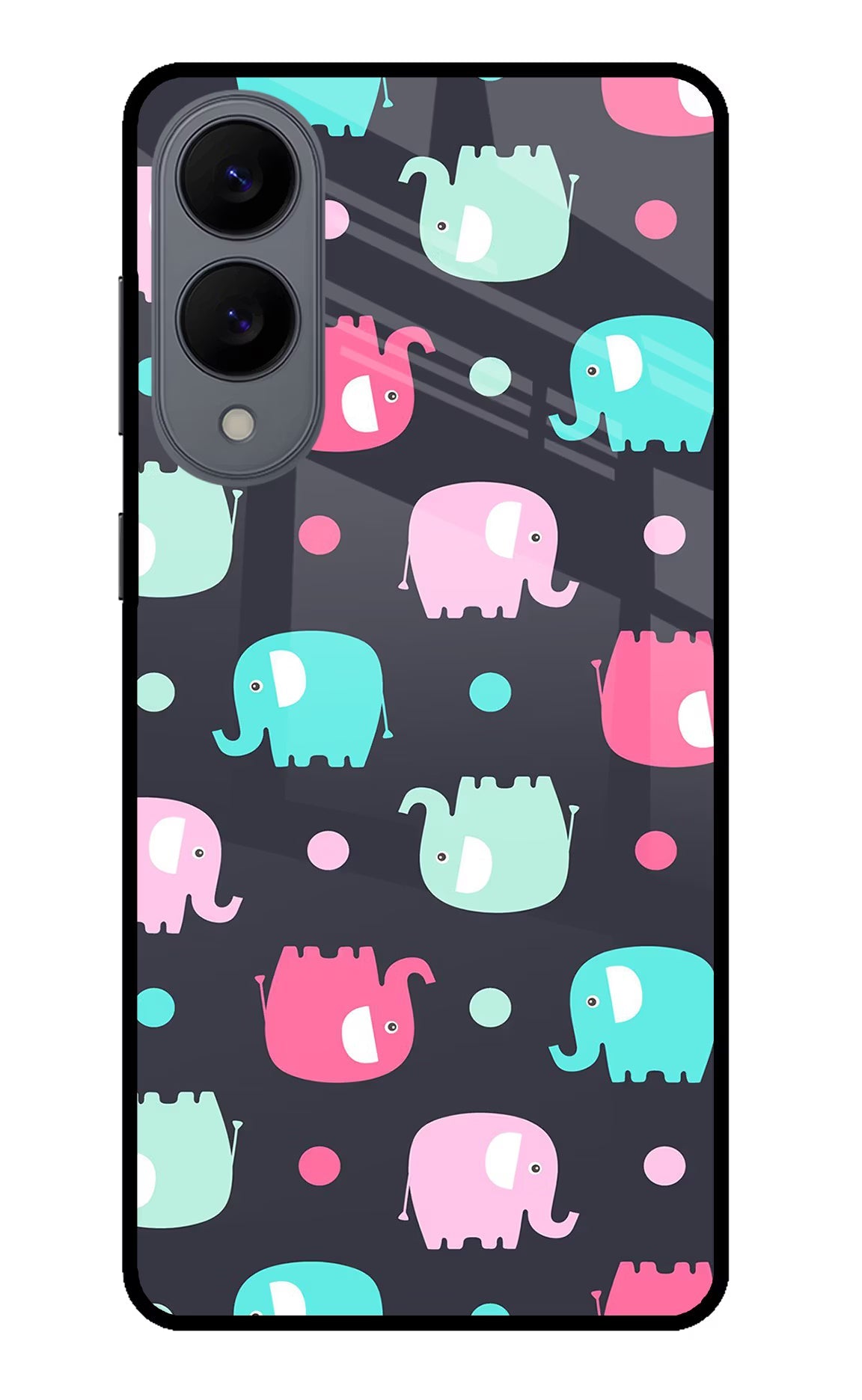 Elephants Samsung S25 Edge Glass Case