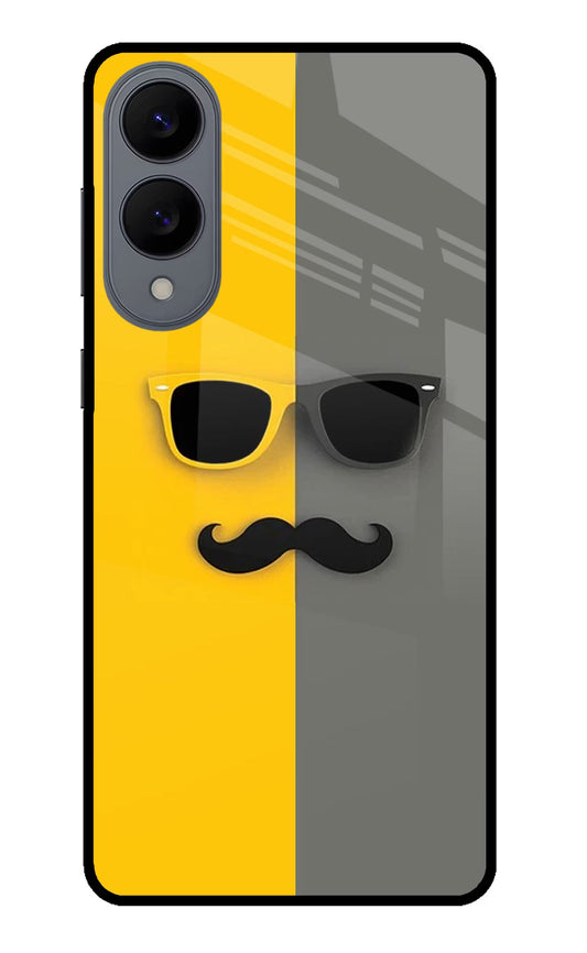 Sunglasses with Mustache Samsung S25 Edge Back Cover