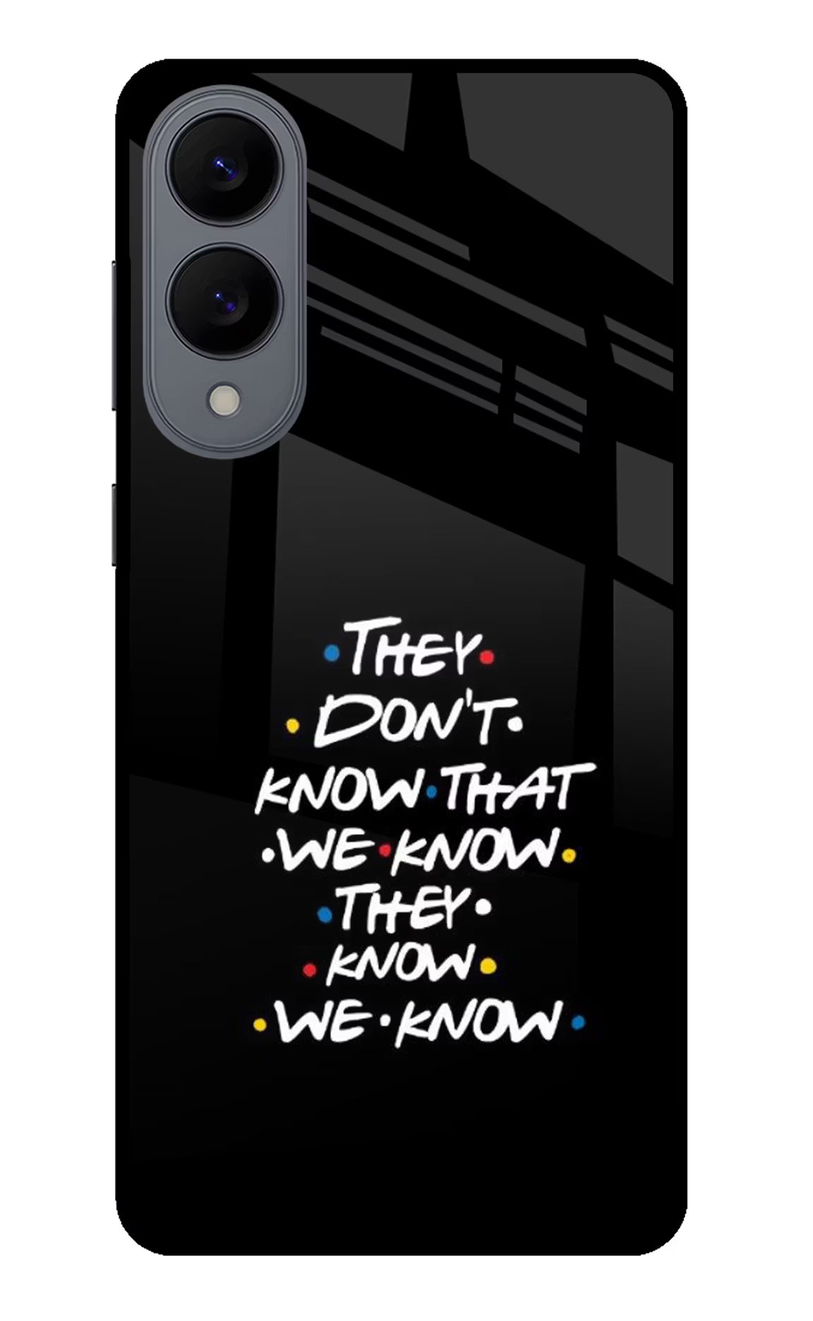 FRIENDS Dialogue Samsung S25 Edge Back Cover