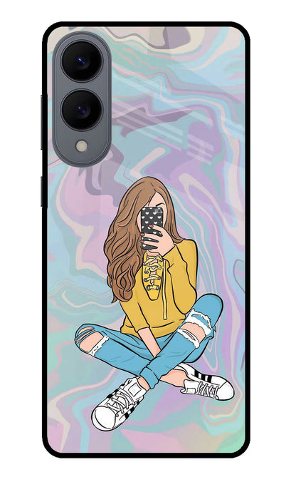 Selfie Girl Samsung S25 Edge Back Cover